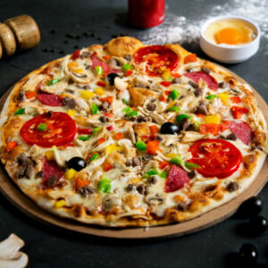 The amazing Supersupreme Pizza